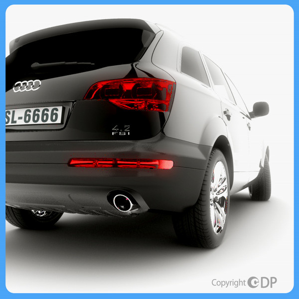 3d audi q7 model - Jeep by SanjeewaDP